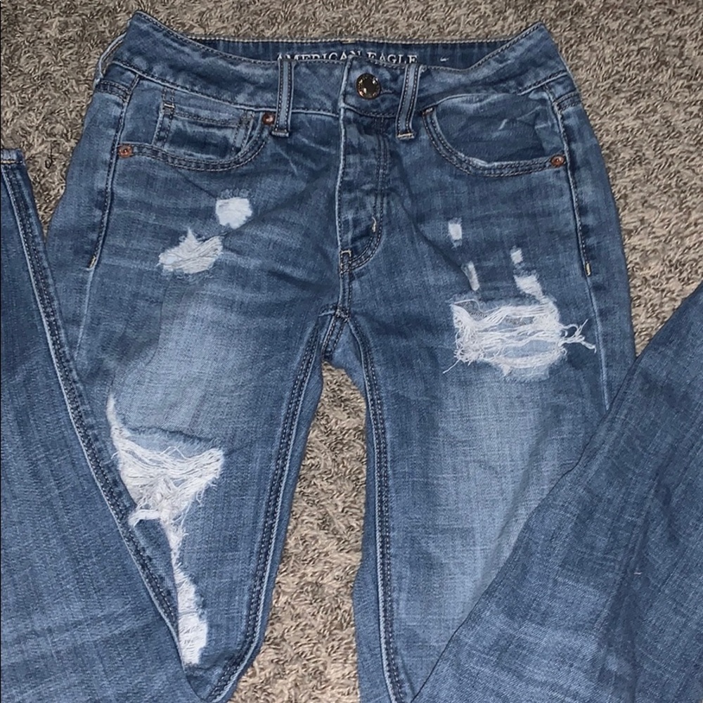 american eagle skinny holy jeans